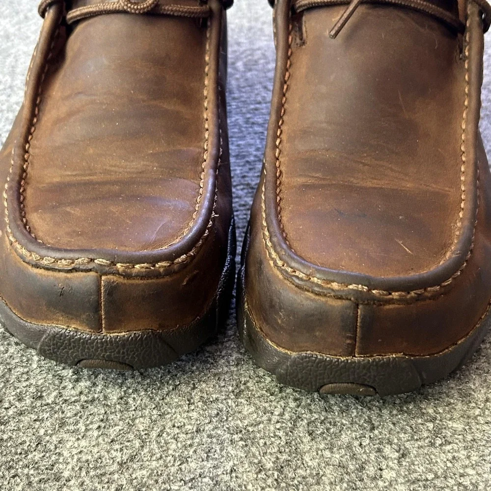 Twisted X Boots Mens Size 8M Brown Leather Chukka Steel Toe Work MDMST01‎